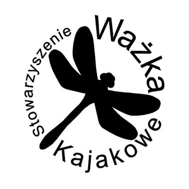 Stowarzyszenie Kajakowe Ważka - logotyp/zdjęcie