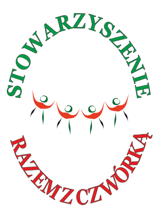 Stowarzyszenie na rzecz Dzieci i Młodzieży z Niepełnosprawnością Intelektualną "Razem z Czwórką" przy SOSW nr 4 w Krakowie - logotyp/zdjęcie