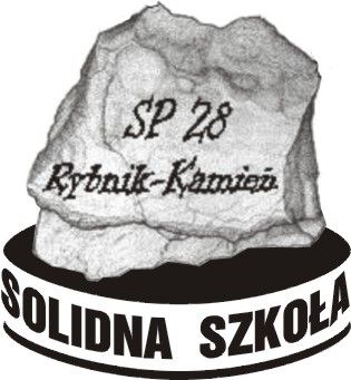 Szkoła Podstawowa nr 28 im. Alojzego Szewczyka w Rybniku - logotyp/zdjęcie