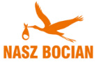 Stowarzyszenie na Rzecz Leczenia Niepłodności i Wspierania Adopcji NASZ-BOCIAN - logotyp/zdjęcie