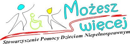 Stowarzyszenie Pomocy Dzieciom Niepełnosprawnym "Możesz więcej" - logotyp/zdjęcie