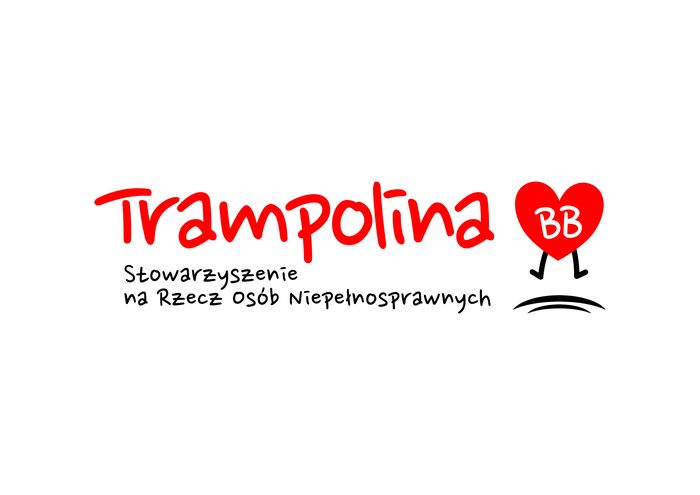 Stowarzyszenie na Rzecz Osób Niepełnosprawnych "Trampolina BB" - logotyp/zdjęcie