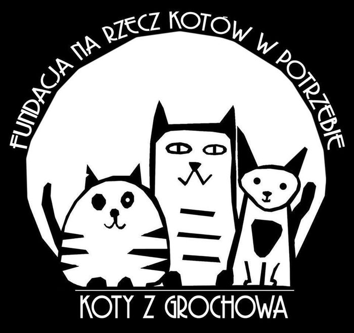 Fundacja Koty z Grochowa - Na Rzecz Kotów w Potrzebie - logotyp/zdjęcie