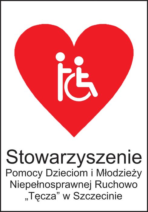 Stowarzyszenie Pomocy Dzieciom i Młodzieży Niepełnosprawnych Ruchowo "Tęcza" - logotyp/zdjęcie