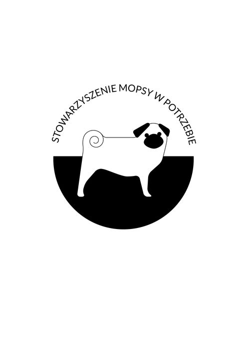 STOWARZYSZENIE MOPSY W POTRZEBIE - logotyp/zdjęcie