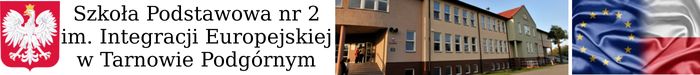 Szkoła Podstawowa nr 2 im. Integracji Europejskiej w Tarnowie Podgórnym - logotyp/zdjęcie