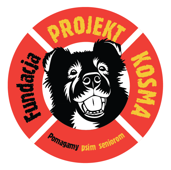 FUNDACJA PROJEKT KOSMA POMAGAMY PSIM SENIOROM - logotyp/zdjęcie