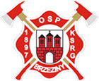 Ochotnicza Straż Pożarna w Brzezinach - logotyp/zdjęcie