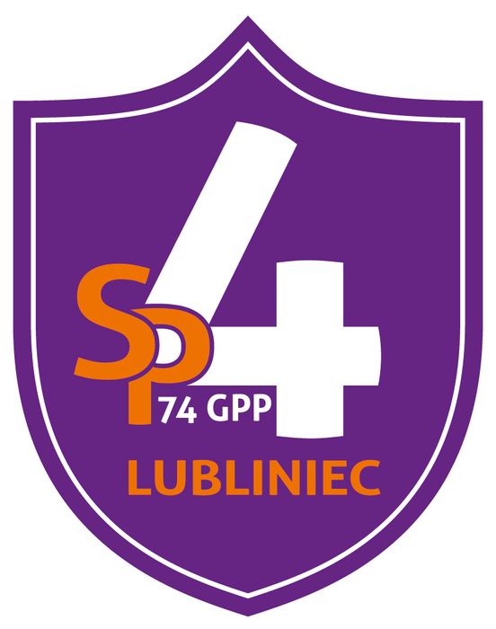 Szkoła Podstawowa nr 4 w Lublińcu - logotyp/zdjęcie