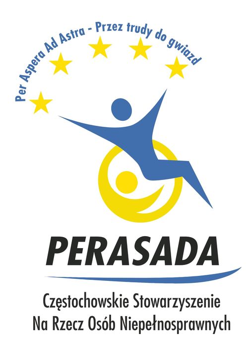 Częstochowskie Stowarzyszenie Na Rzecz Osób Niepełnosprawnych Perasada - logotyp/zdjęcie