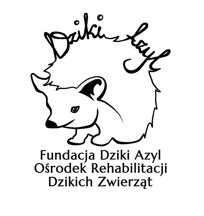 Fundacja Dziki Azyl - Centrum Pomocy dla Jeży i Dzikich Zwierząt - logotyp/zdjęcie