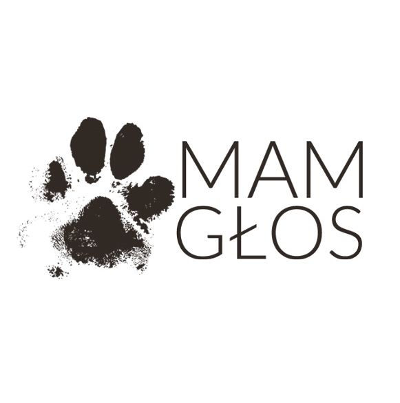 Stowarzyszenie Pomocy Zwierzętom " Mam Głos " - logotyp/zdjęcie