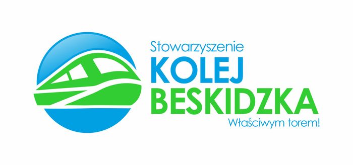 Stowarzyszenie "Kolej Beskidzka' - logotyp/zdjęcie