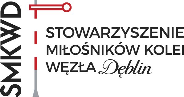 Stowarzyszenie Miłośników Kolei Węzła Dęblin - logotyp/zdjęcie